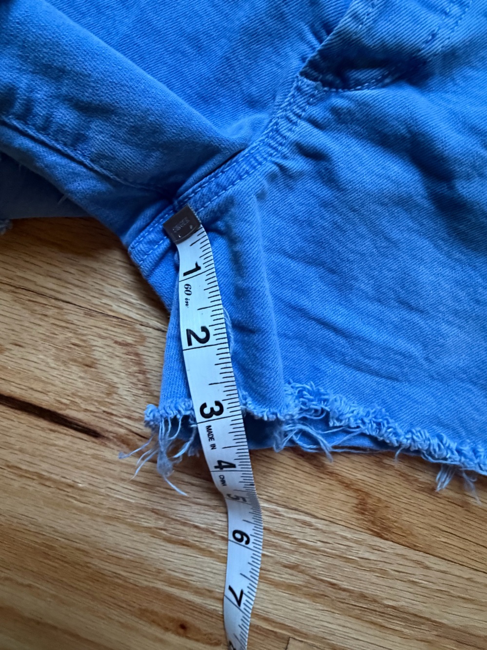 Joe’s Jeans Blue Distressed Denim Shorts - Picture 7 of 7